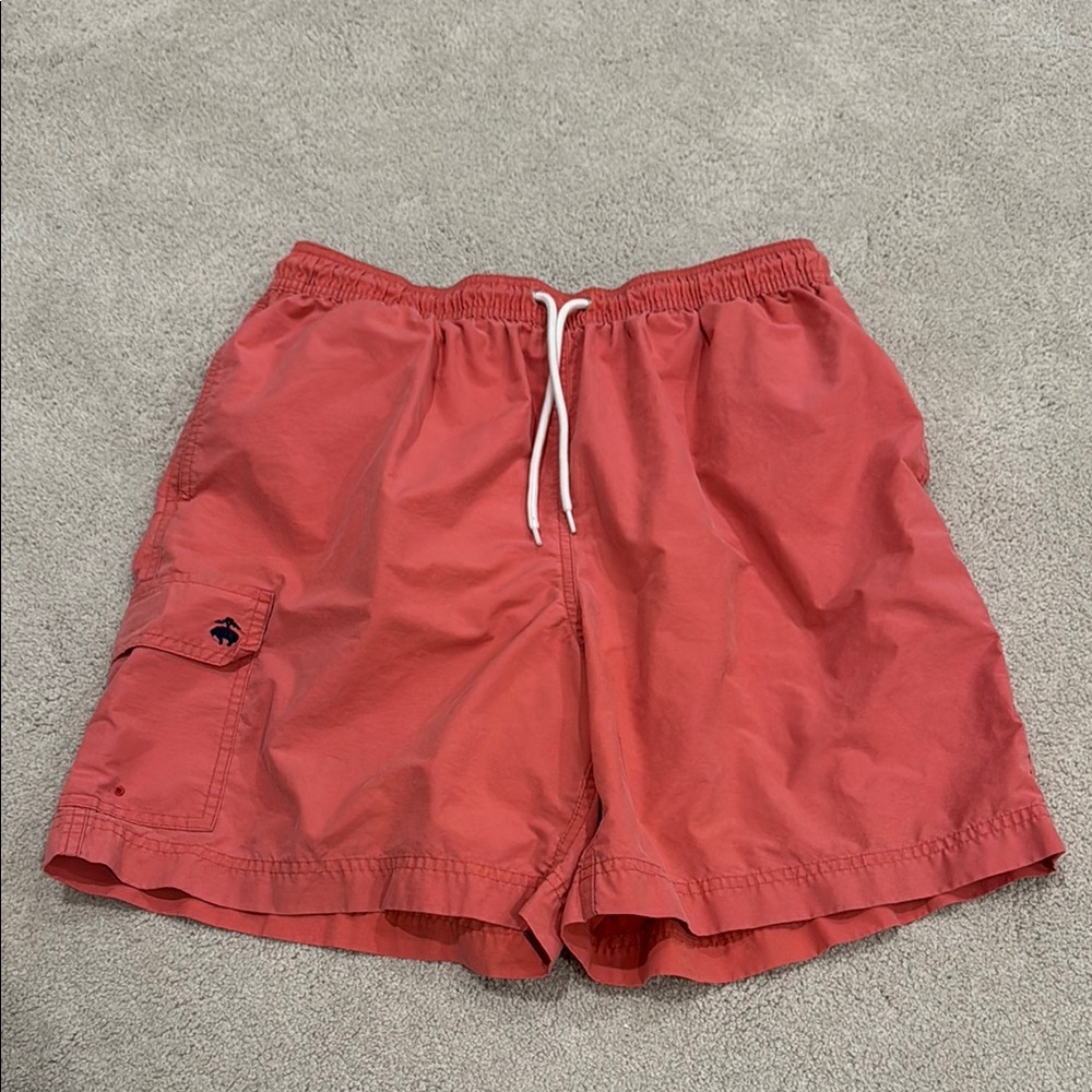 Brooks Brothers Coral Swim Shorts
